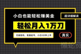 谷歌看广告赚美金2.0玩法揭秘 多号挂机批量操作收益技巧