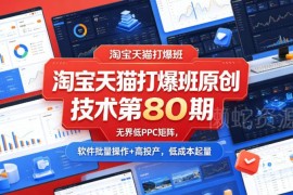 淘宝天猫无界低PPC矩阵打法 软件批量操作实现低成本高投产起量