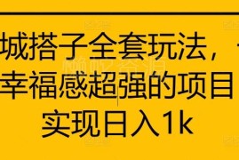 2024同城搭子相亲项目全套玩法 落地实操可实现稳定增收