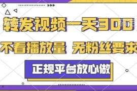 正规种草视频代发项目介绍 无粉丝要求不看播放量即可赚收益