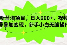 视频号情感聊天内容变现项目 新手零基础操作最高日入600+