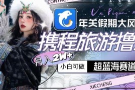 年关蓝海低门槛副业 携程创作者激励计划撸金玩法详解