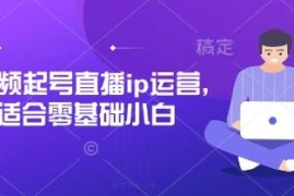 适合零基础小白的短视频起号与直播IP运营实操课程
