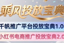小红书千帆推广与电商投放宝典 商家投流运营实操学习指南