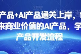 数据产品与AI产品经理进阶教程 掌握可落地商业价值AI产品开发全流程