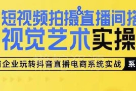 0基础短视频拍摄与直播间搭建实操课 视觉优化全流程教学