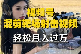 利用海外靶场射击视频赚视频号分成 适合宝妈上班族的低门槛副业