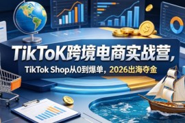 2026TikTok跨境电商实战营 Shop从0到爆单出海运营实操课程
