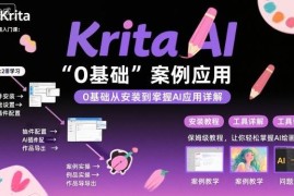 0基础Krita AI绘画入门教程 从安装到实操含变现玩法全解析