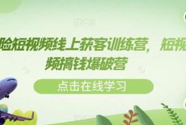 保险从业者短视频获客训练营 从定位到爆款运营全流程教学
