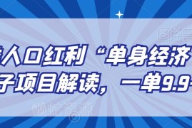 2.6亿单身人口红利加持 交友搭子低门槛副业项目实操解读