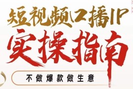 周百见短视频口播IP实操课程 教你不靠爆款做可变现短视频生意
