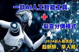 2024AI工具搭配裂变分佣落地项目解析 低门槛上手实操指南