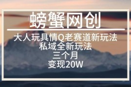 成人情趣用品私域新玩法拆解 三个月变现20万实操指南