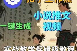 Coze扣子工作流一键生成小说推文视频 保姆级实战教学教程