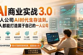 AI商业实战3.0详解 普通人打造AI时代轻资产一人公司实操指南