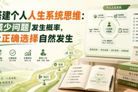如何搭建个人人生系统思维 从源头降低出错概率做对选择