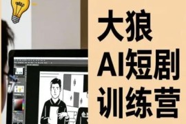 大狼AI短剧训练营持续更新 零基础短剧创作入门学习课程