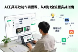 AI工具制作精品课从0到1全流程 零基础知识付费实操指南