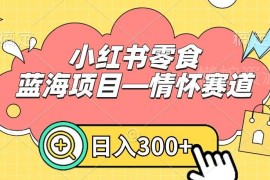 小红书怀旧零食情怀赛道拆解 0门槛可做副业日入300+实操玩法