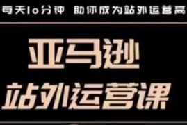 亚马逊站外运营系统实操课 零基础掌握全链路引流爆单技巧