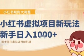小红书虚拟项目变现攻略 抓住平台规则调整流量新机遇