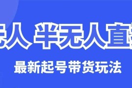 2025最新无人半无人直播带货起号保姆级全流程实操教程