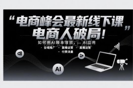 2025电商峰会线下实战课 教电商人用AI+全域运营降本增效破局