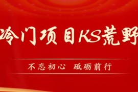 快手冷门荒野求生直播玩法教程 含完整操作步骤及配套素材