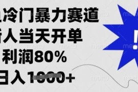 闲鱼冷门高利润运营玩法分享 低门槛新人当日即可开单盈利