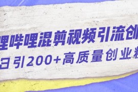 B站站内混剪视频引流创业粉实操 可实现日引300+精准流量