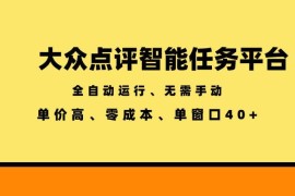 大众点评智能全自动任务平台玩法揭秘 零成本高单价操作指南