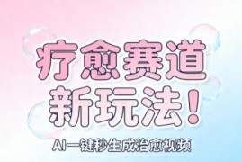 AI一键生成疗愈素材矩阵玩法 低门槛批量做内容月入过万教程