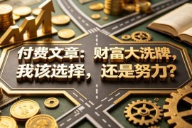 财富大洗牌阶段发展遇困 选择与努力究竟该如何权衡