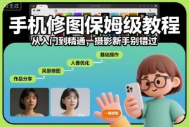 摄影新手适用手机修图保姆级教程 从入门到精通全解析