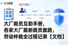 2025大厂裁员应对全指南 含预警维权求职攻略附完整参考文档
