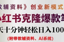 小学教辅资料创业3.0模式 AI生成小红书笔记低门槛变现方法揭秘