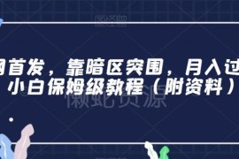 暗区突围小白副业保姆级教程 零经验可做月入过万玩法详解