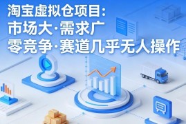 淘宝虚拟仓项目怎么玩？低竞争虚拟货源赛道实操教程解析