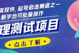 心理测试项目玩法拆解 新手可批量操作的高变现涨粉赛道