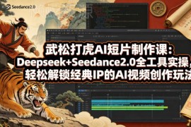 武松打虎AI短片制作教程 Deepseek+Seedance2.0全工具实操教学