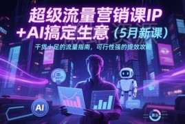 2024年5月IP+AI流量营销新课 普通个体获客提效实操干货指南