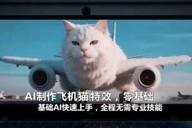 零基础AI制作飞机猫特效教程 无需专业技能即可快速上手