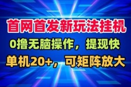 闲置手机挂机赚米项目解析 单机日入20+可矩阵运营长期稳定