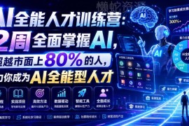 AI全能人才训练营详解 2周系统掌握多场景AI实用技能