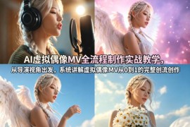 AI虚拟偶像MV全流程制作教学 导演视角从0到1系统实操教程