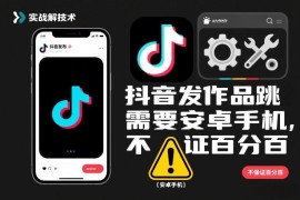 抖音发布作品跳SM问题解决技术 安卓适用效果不保证需自行测试