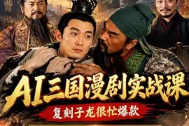 AI三国漫剧全流程实战课 复刻子龙很忙爆款打造高流量短剧IP