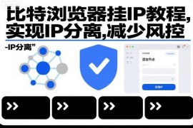 比特浏览器挂IP实操教程 实现多账号IP分离降低运营风控风险