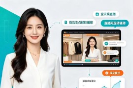 淘宝AI数字人无人直播带货解决方案 24小时值守降低创业成本